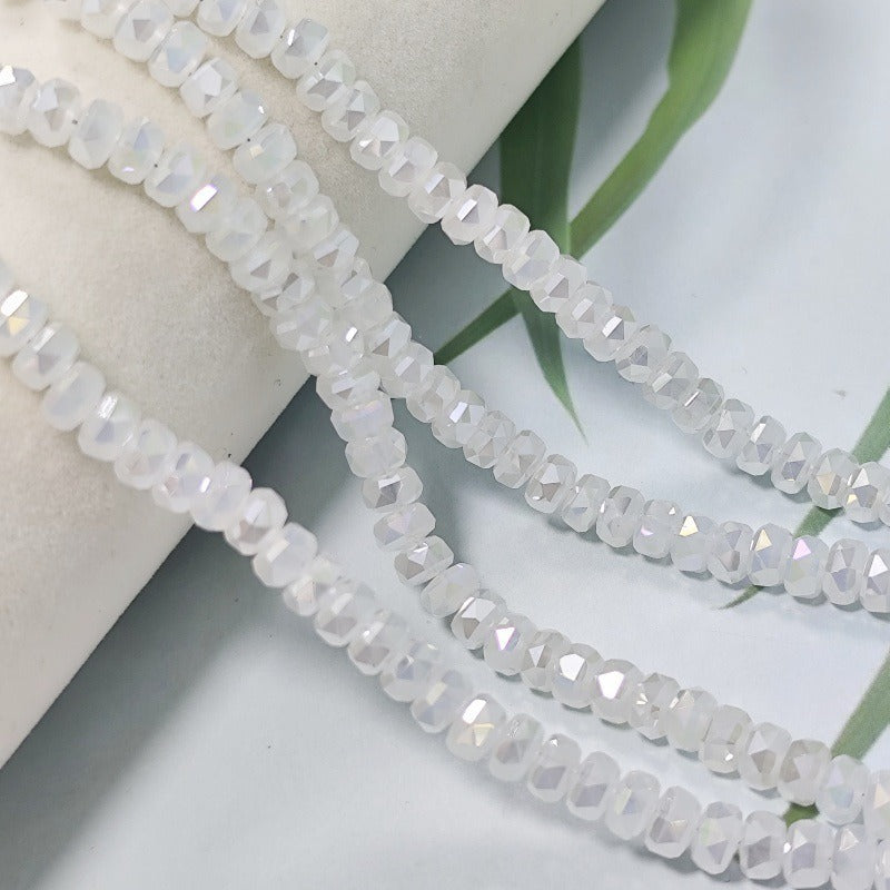 Faceted Crystal Rondelle Beads