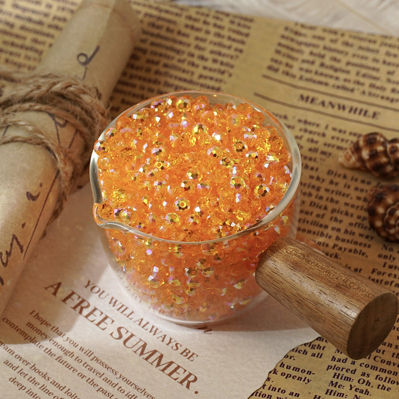 Faceted Crystal-Style Rondelle Beads