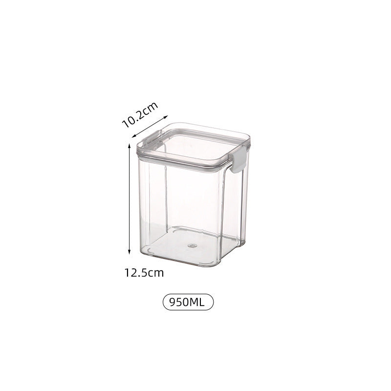 Clear Plastic Buckle-Lid Storage Containers – Transparent Latching Organizer Jars for Beads, Charms, Craft Supplies & Small Parts