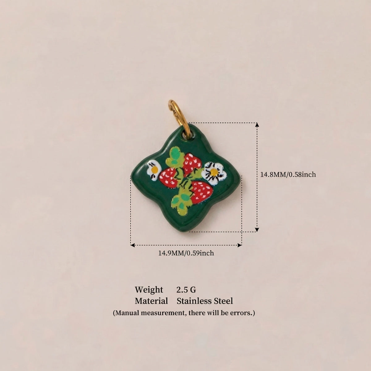 Bird & Flower Pendant Charms