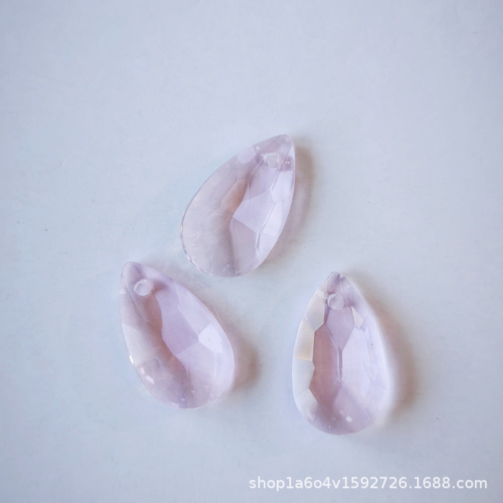 K9 Crystal Glass Teardrop Pendants