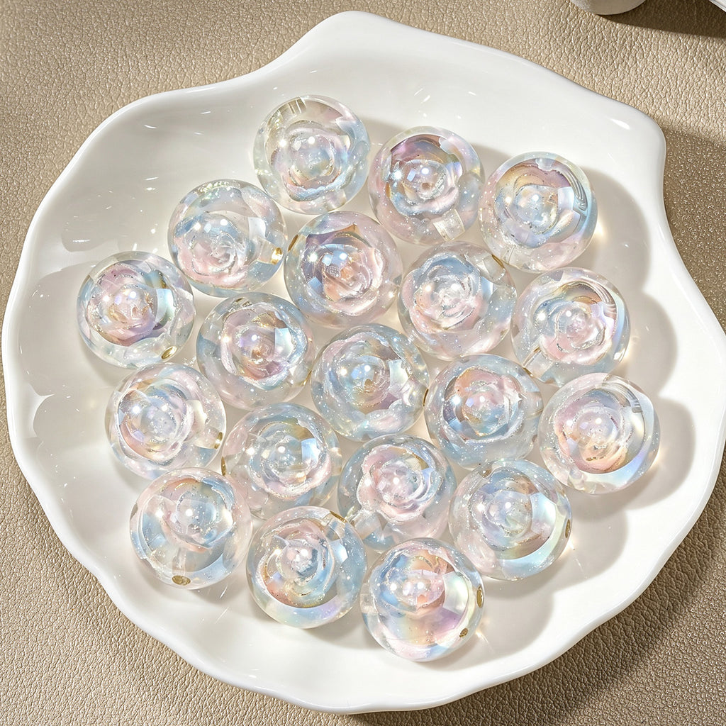 Lotus Twilight Round Beads