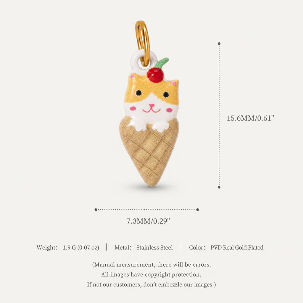 Printed Animal Charms