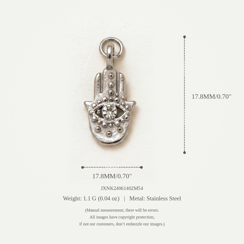 Elephant, Lotus & Heart Charms