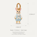 18K Gold-Plated Cute Cartoon Pendant Charms