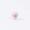 Double-Sided 3D Flower Glass Beads