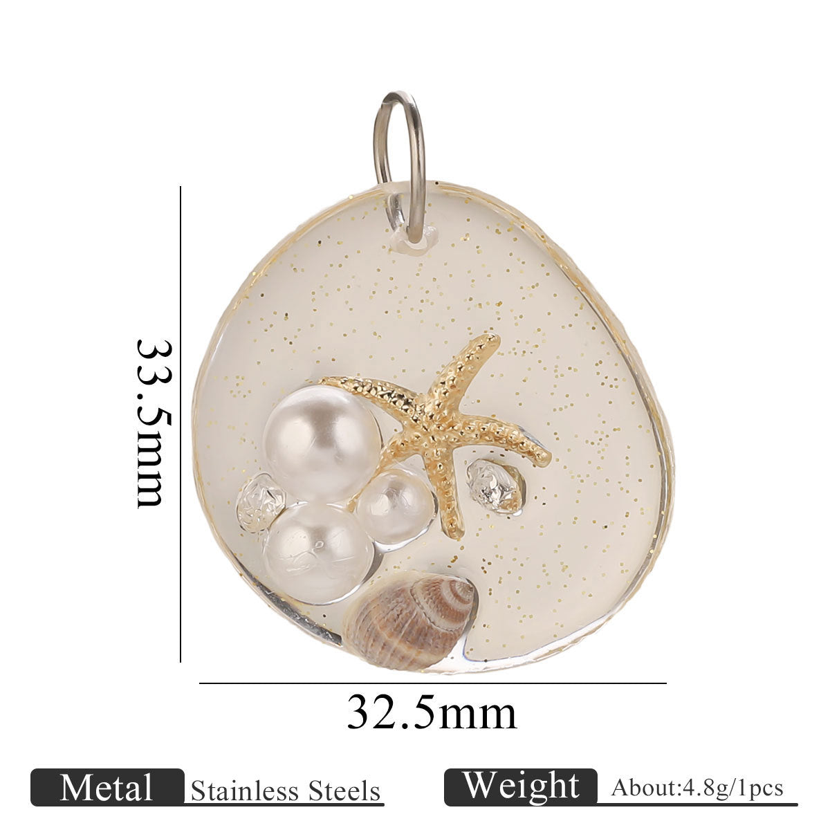 Seashell Pendant Charms