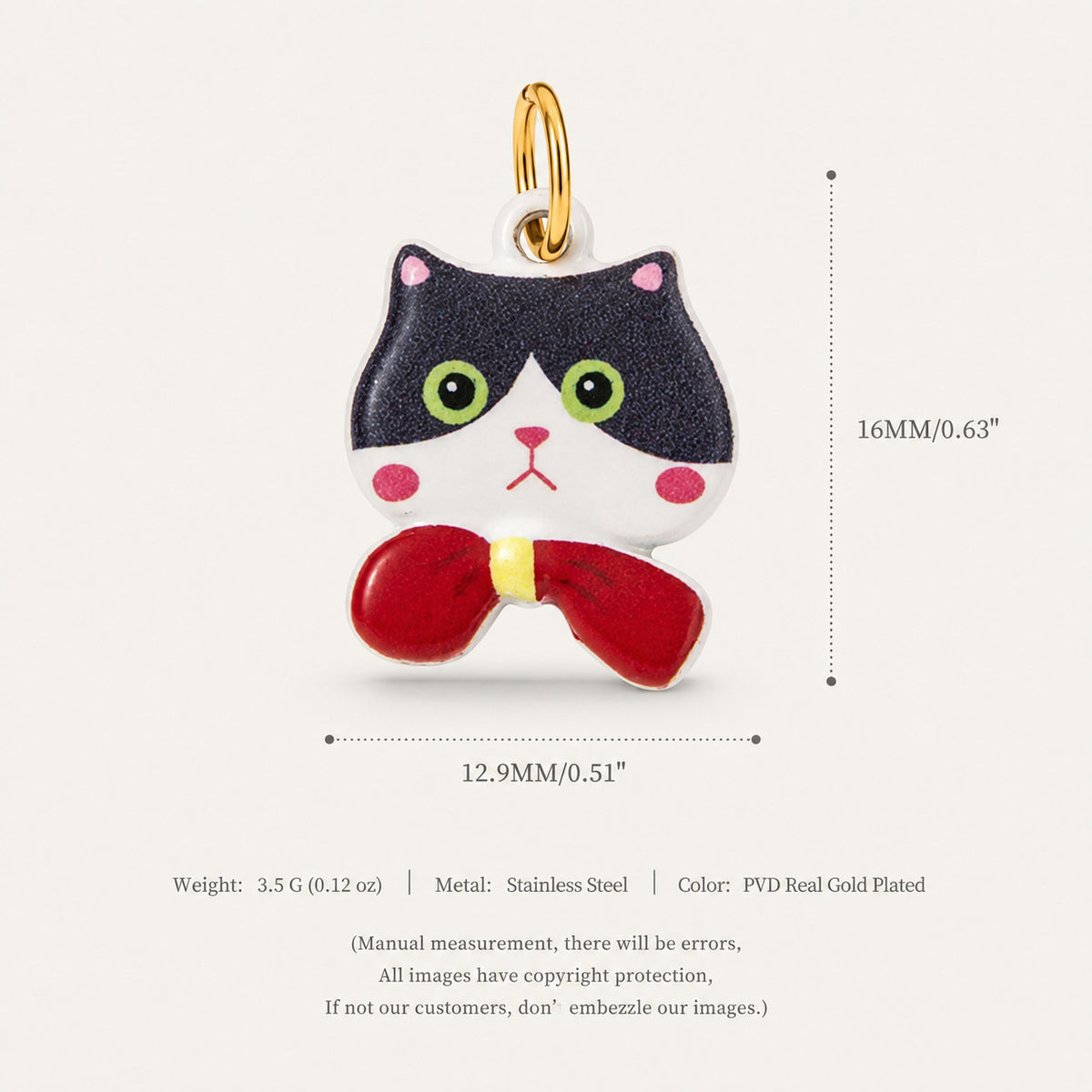 Printed Animal Charms