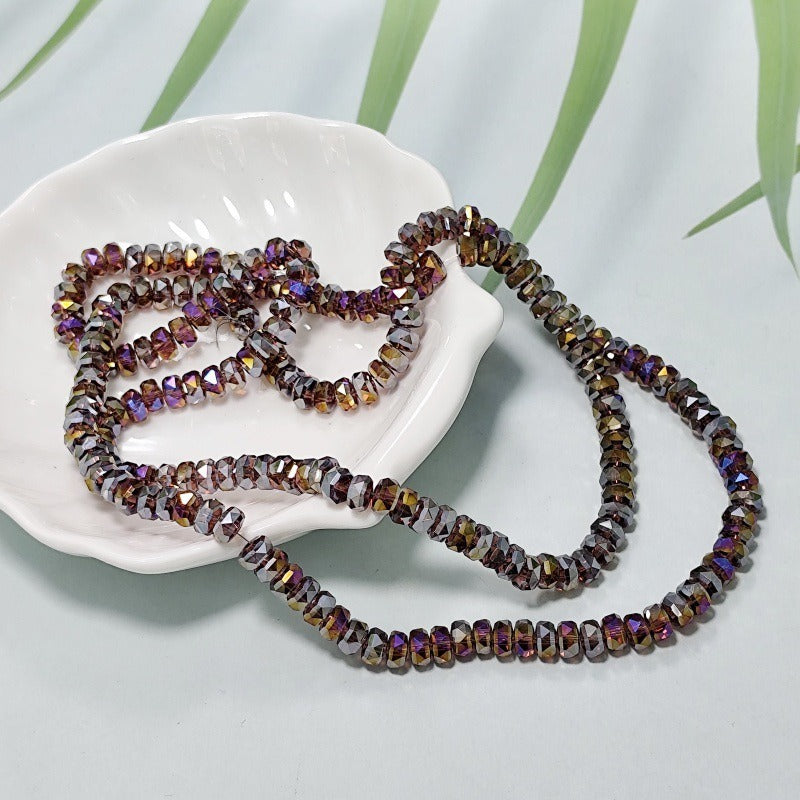 Faceted Crystal Rondelle Beads