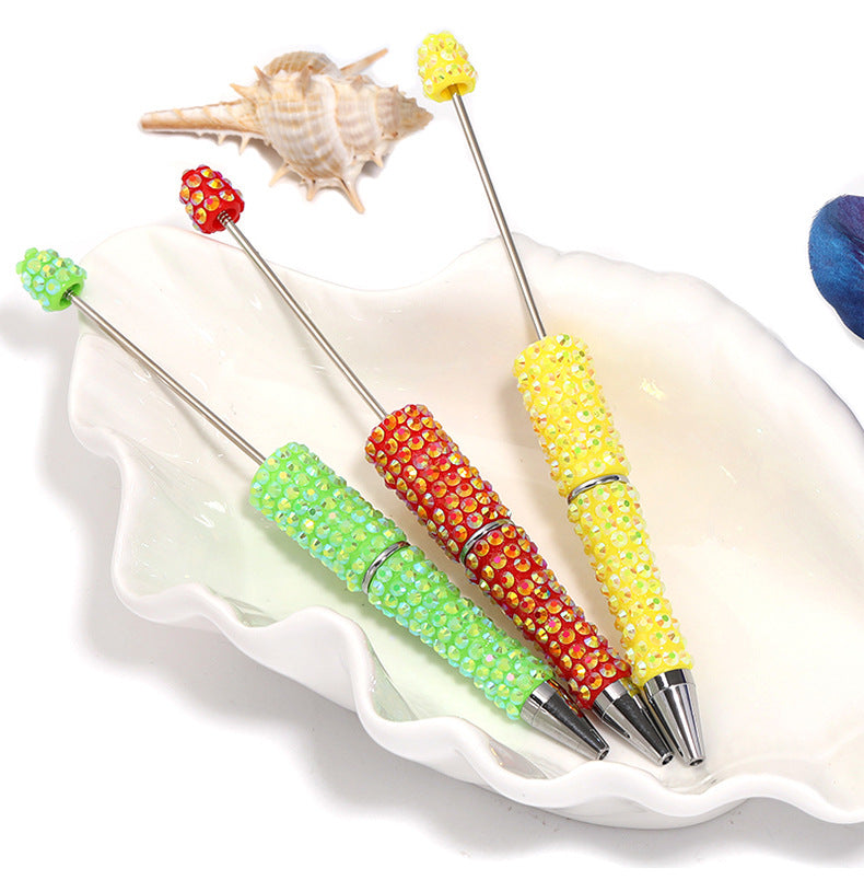 Full Rhinestone Ballpoint Pens – Sparkling Diamond-Style Decorative Pens, Korean-Inspired Cute Stationery & DIY Gift Supplies
