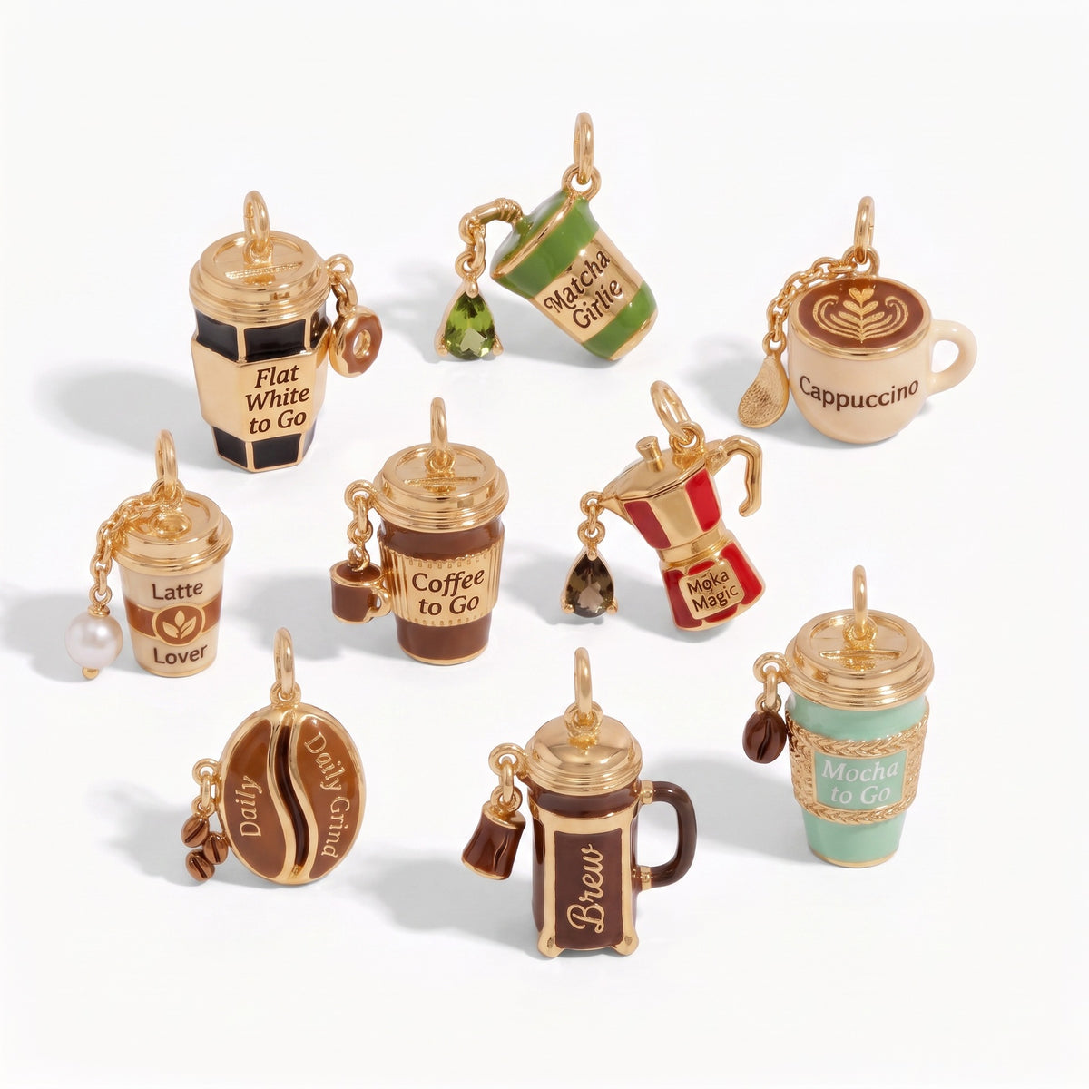 Coffee Pendant Charm