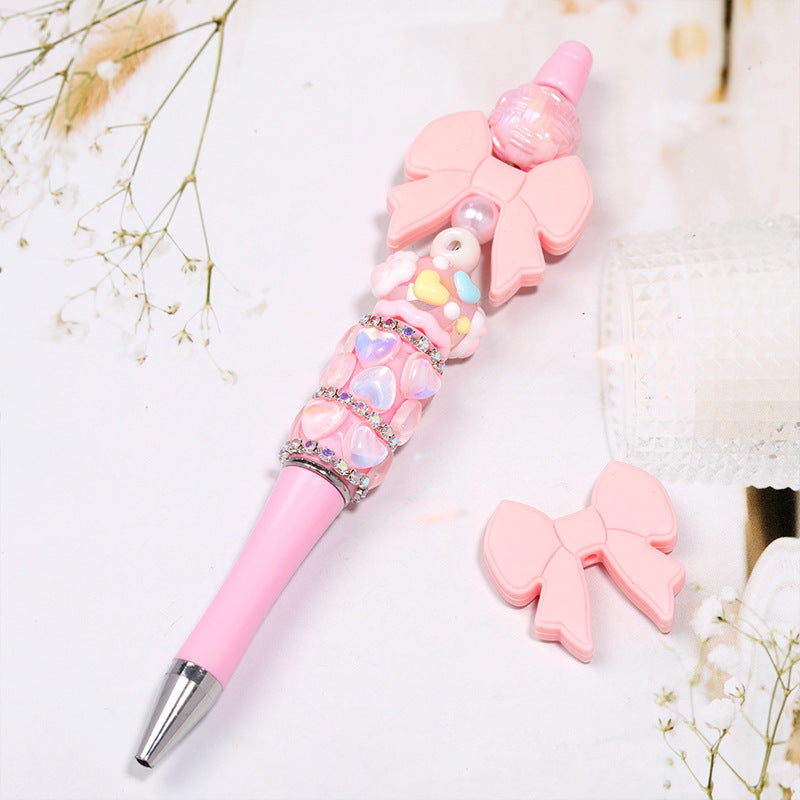 Cute Bow Silicone Beads – Soft Bow-Shaped Rubber Beads for DIY Beadable Pens, Hair Clips, Headbands & Craft Accessories