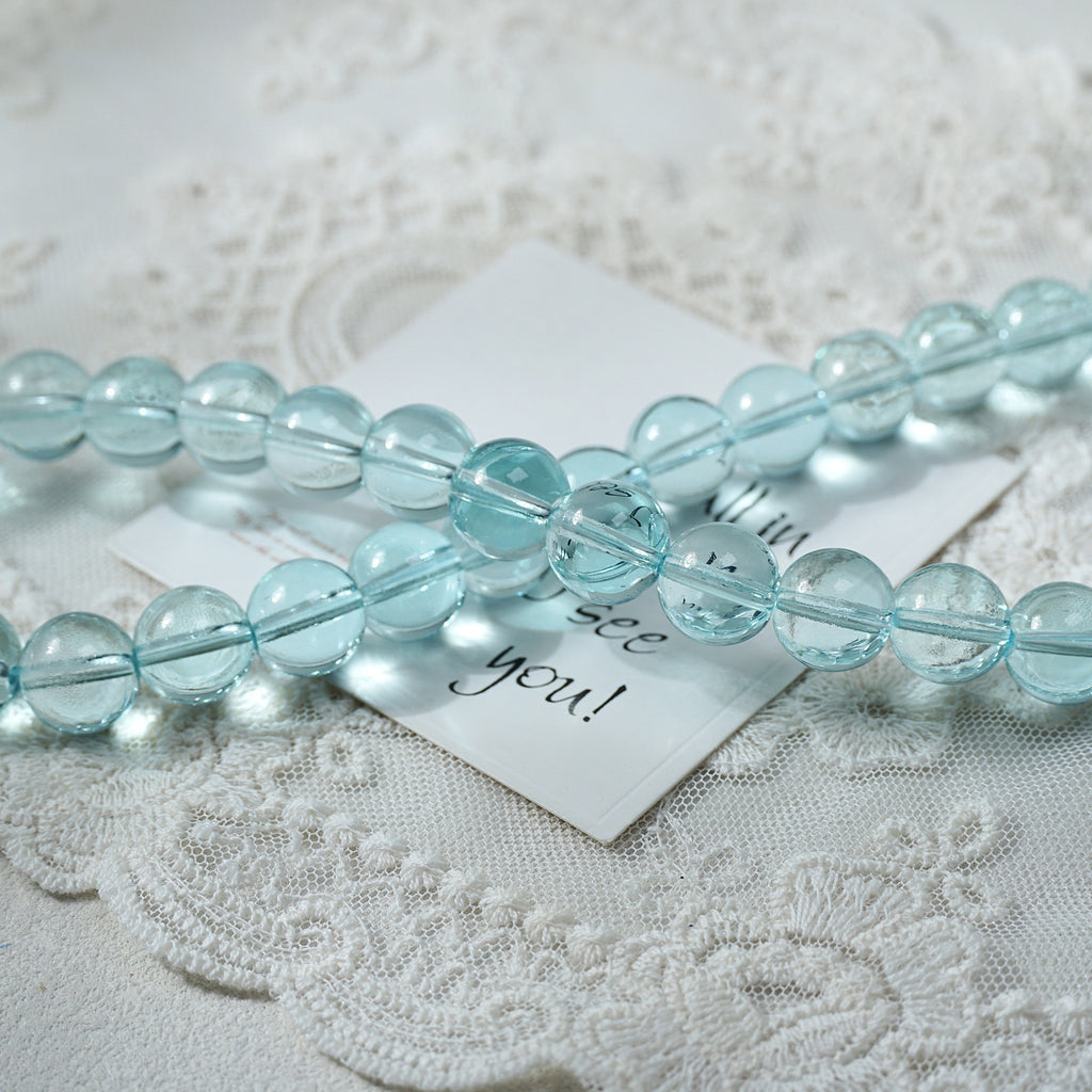 Crystal Glass Round Beads