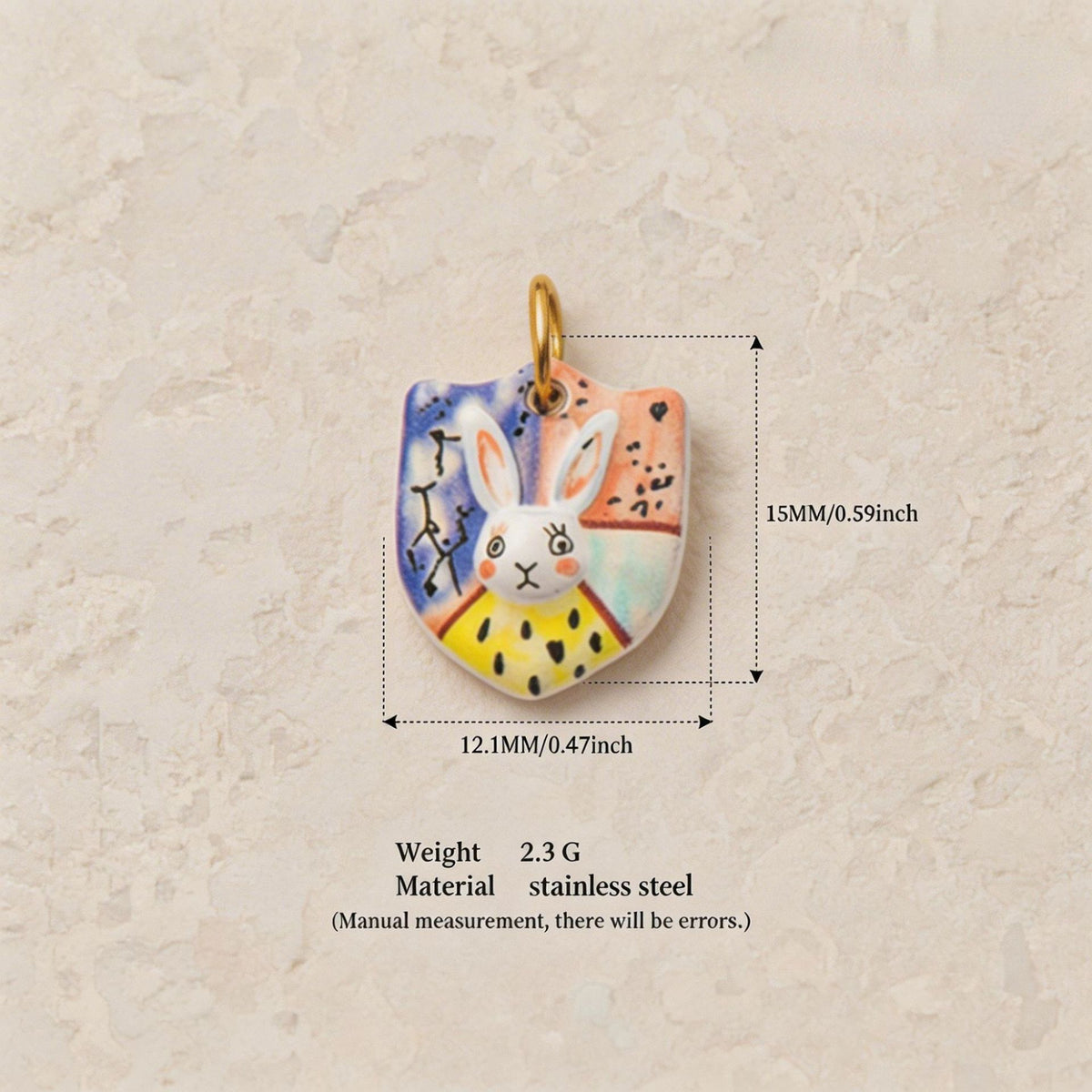 Rabbit & Star Pendant Charms