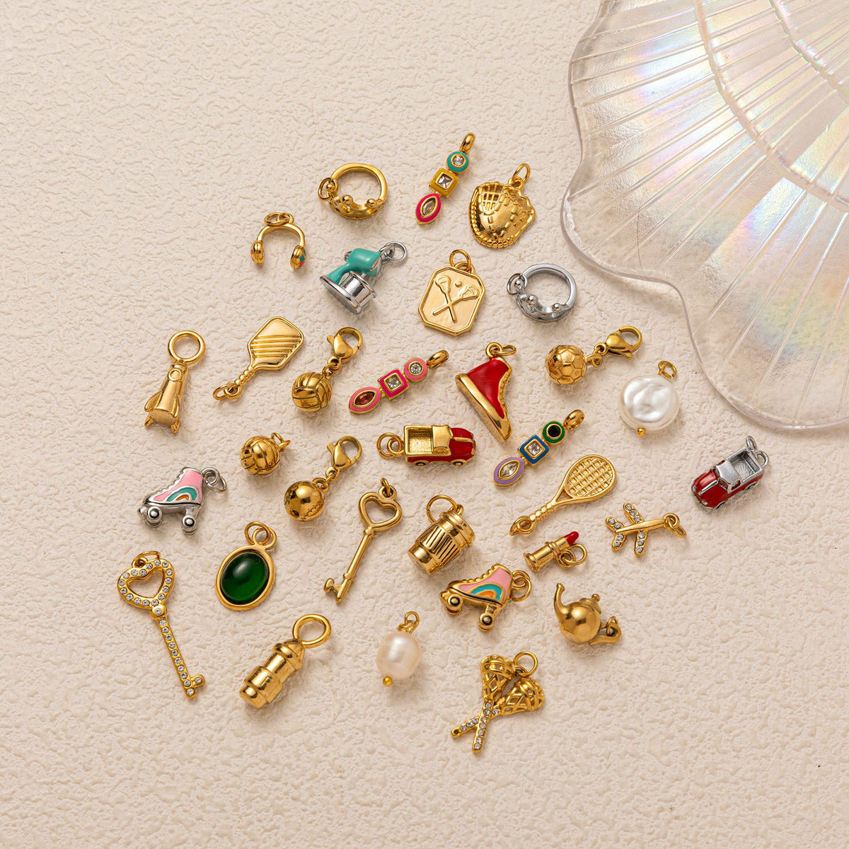 Sports, Coffee & Lifestyle Charms