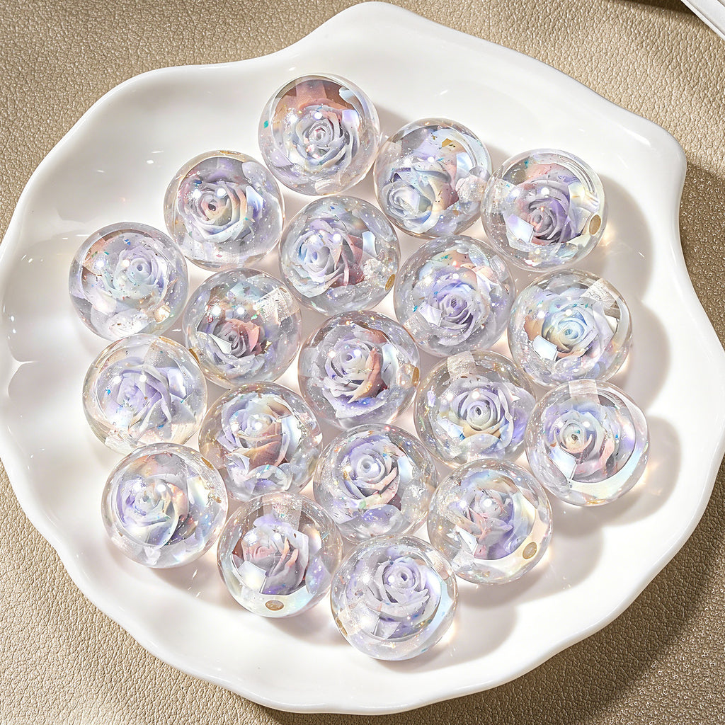 Luminous Day & Night Round Beads