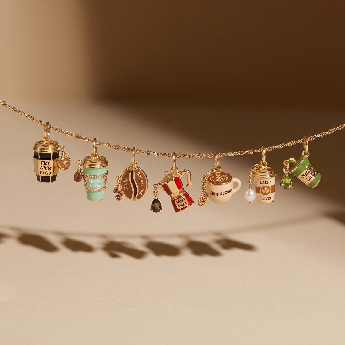 Coffee Pendant Charm