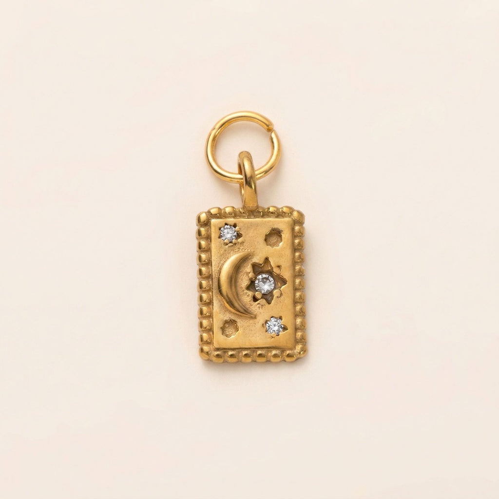 Elephant, Lotus & Heart Charms