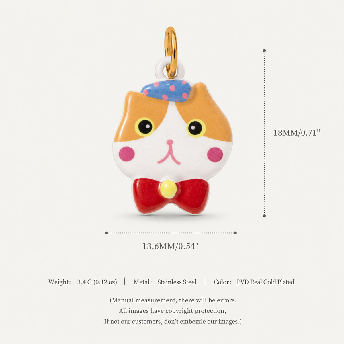 Printed Animal Charms