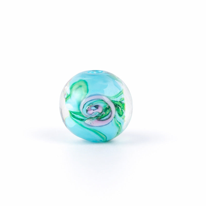 Handmade Wheat-Ear Flower Glass Beads