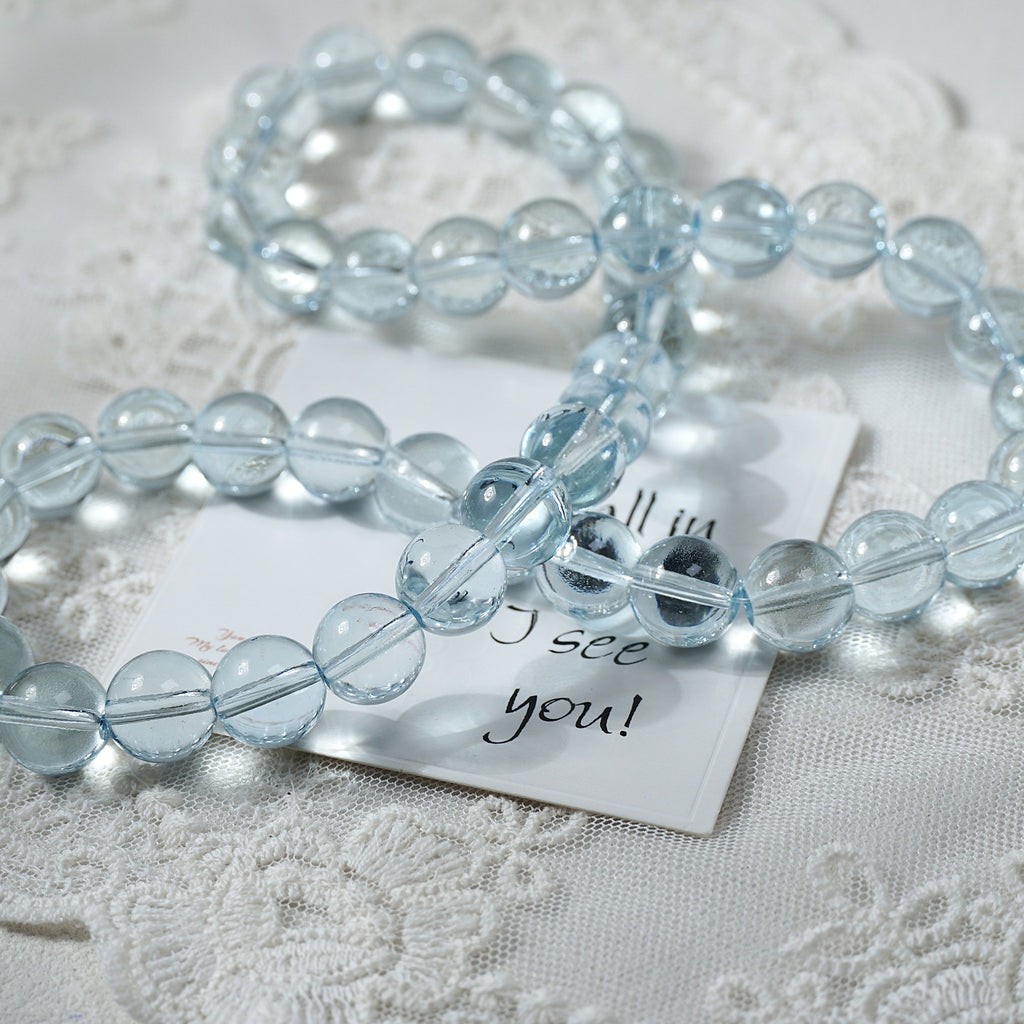 Crystal Glass Round Beads