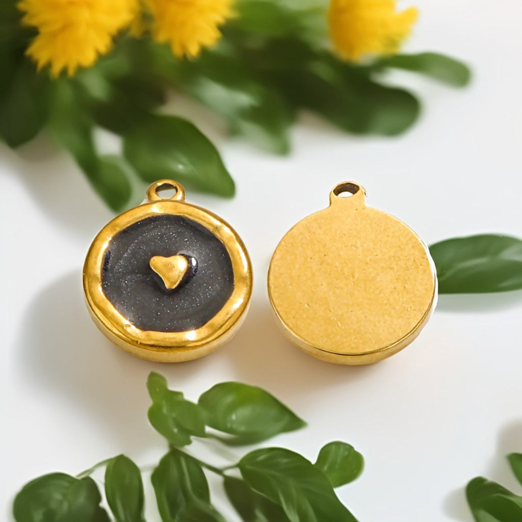 Puffy Heart Charms