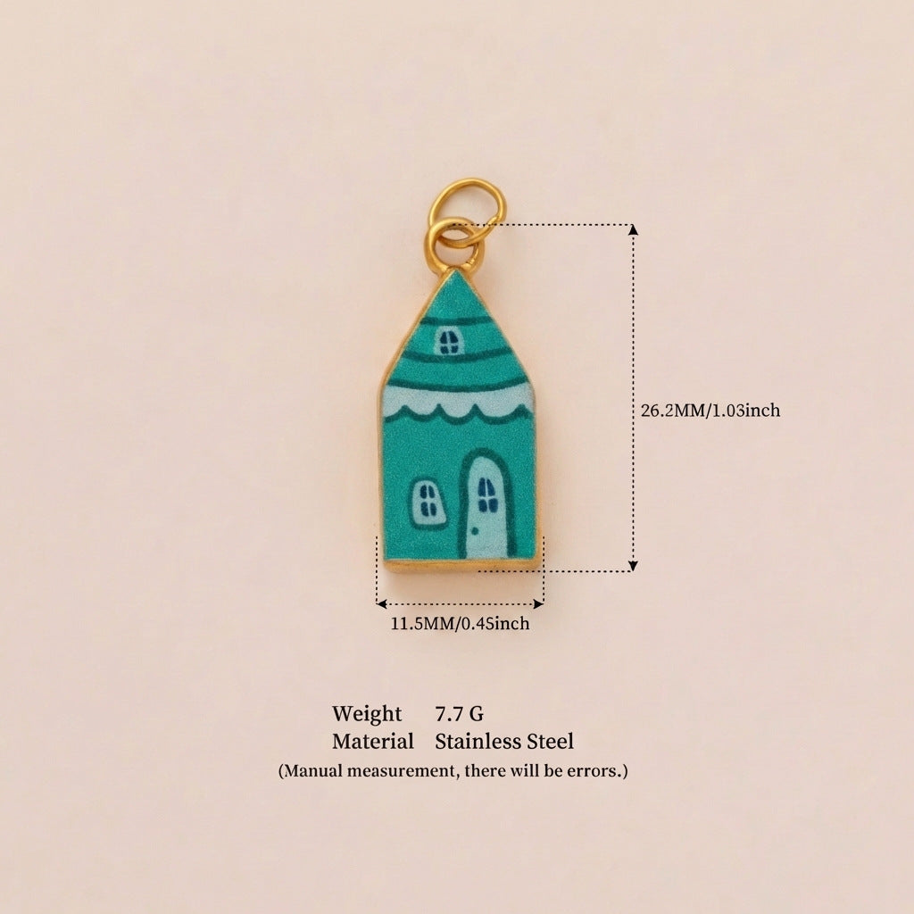 Floral House Charms