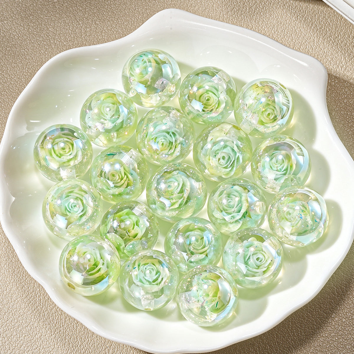 Luminous Day & Night Round Beads