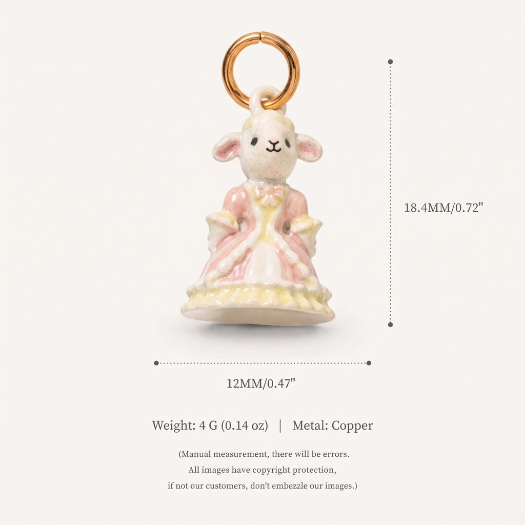 18K Gold-Plated Cute Cartoon Pendant Charms