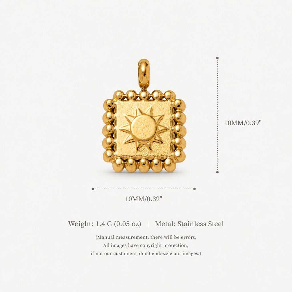 Elephant, Lotus & Heart Charms