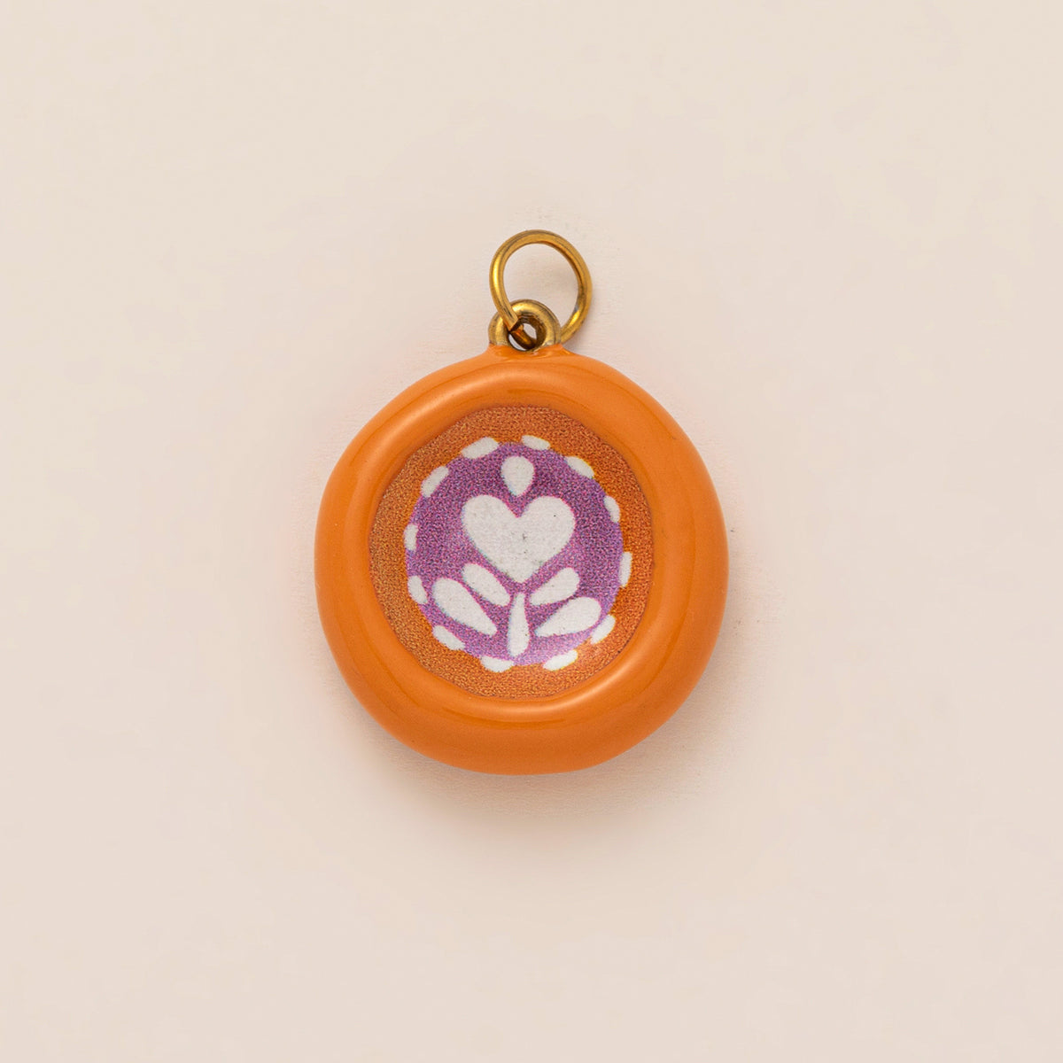 Bird & Flower Pendant Charms