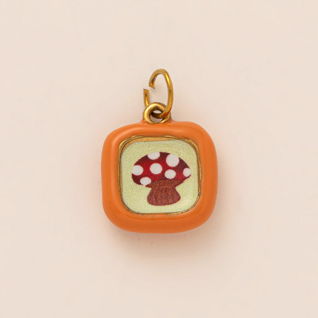 Bird & Flower Pendant Charms