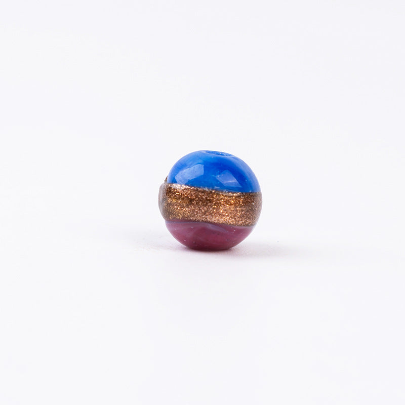 Gold Wire Lampwork Beads