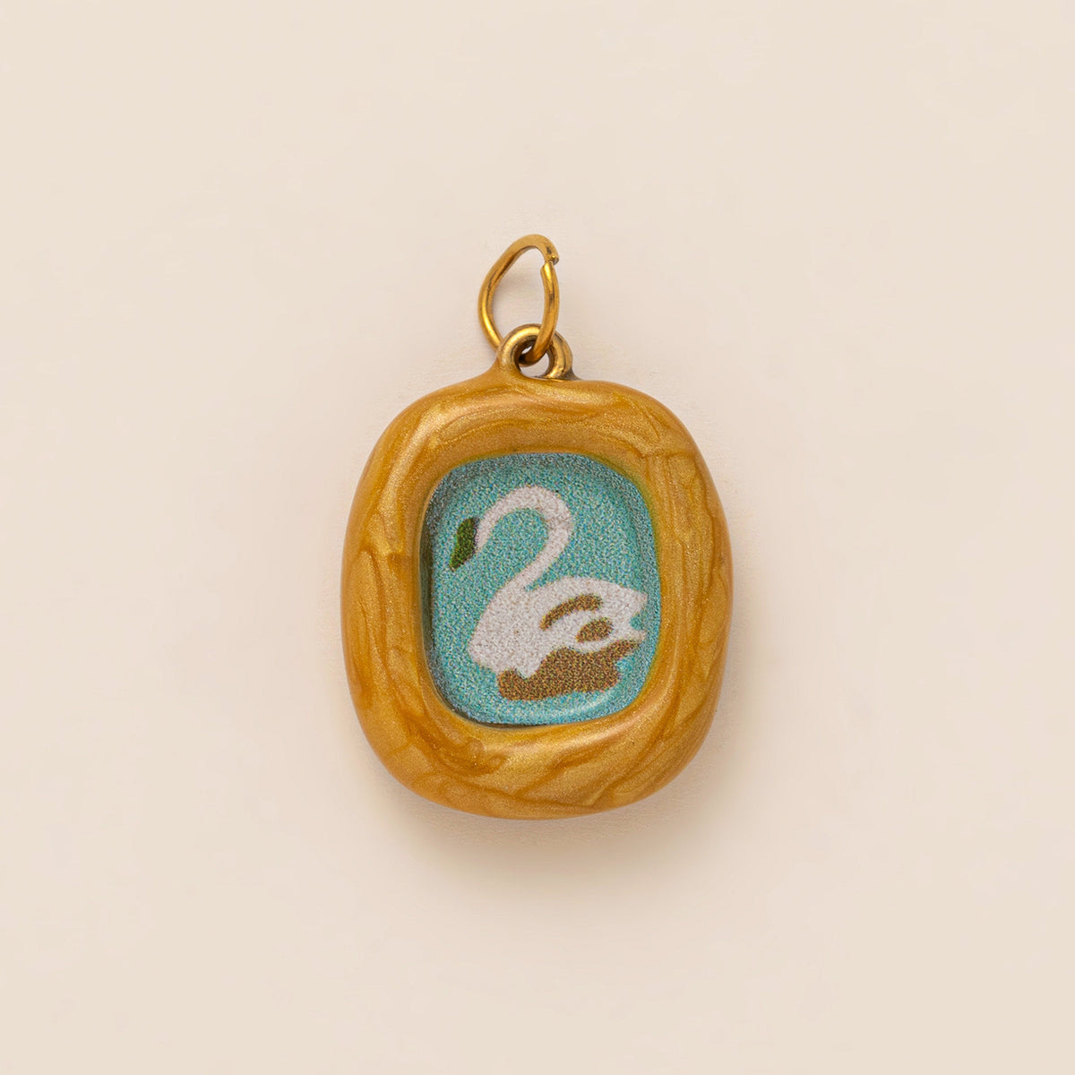 Bird & Flower Pendant Charms