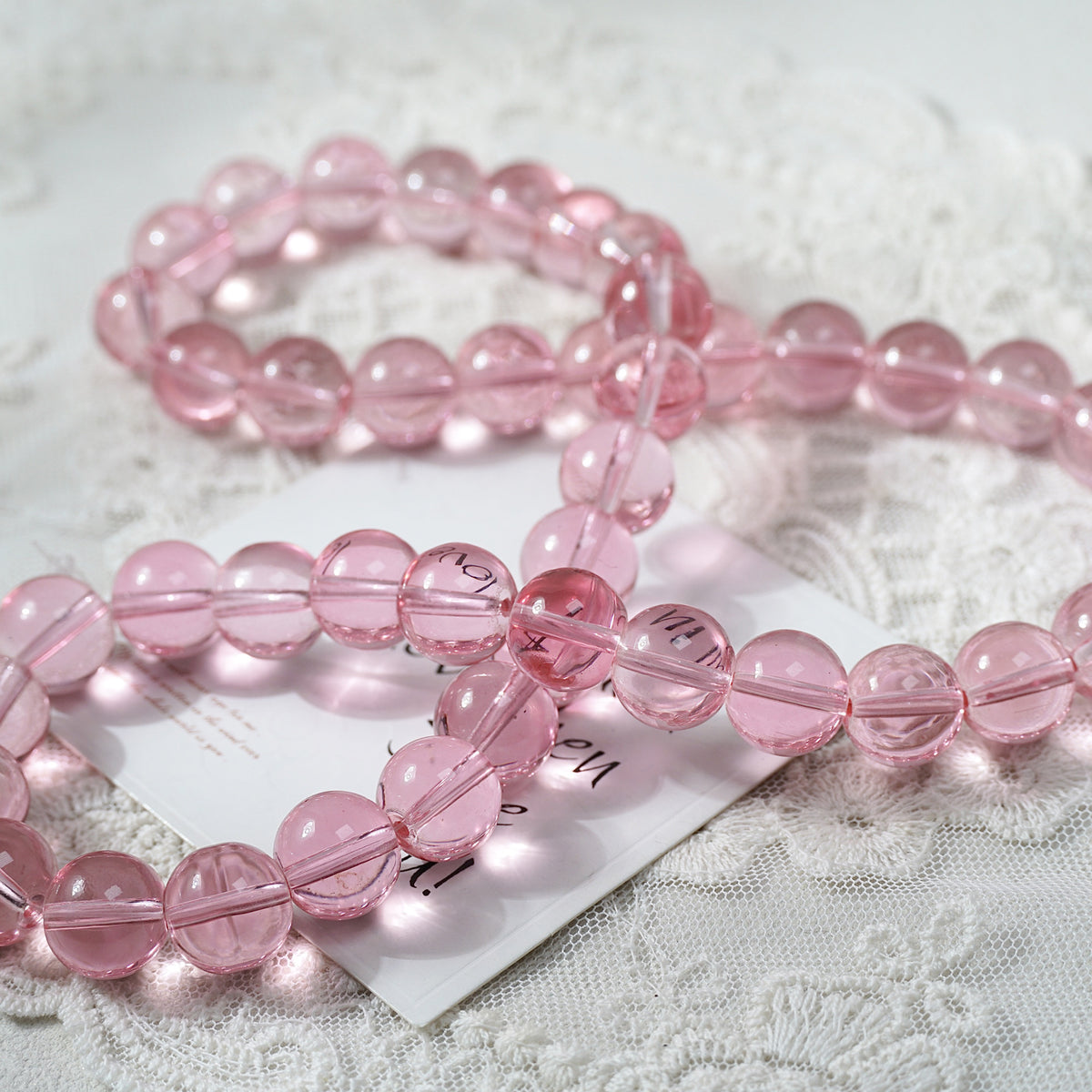 Crystal Glass Round Beads