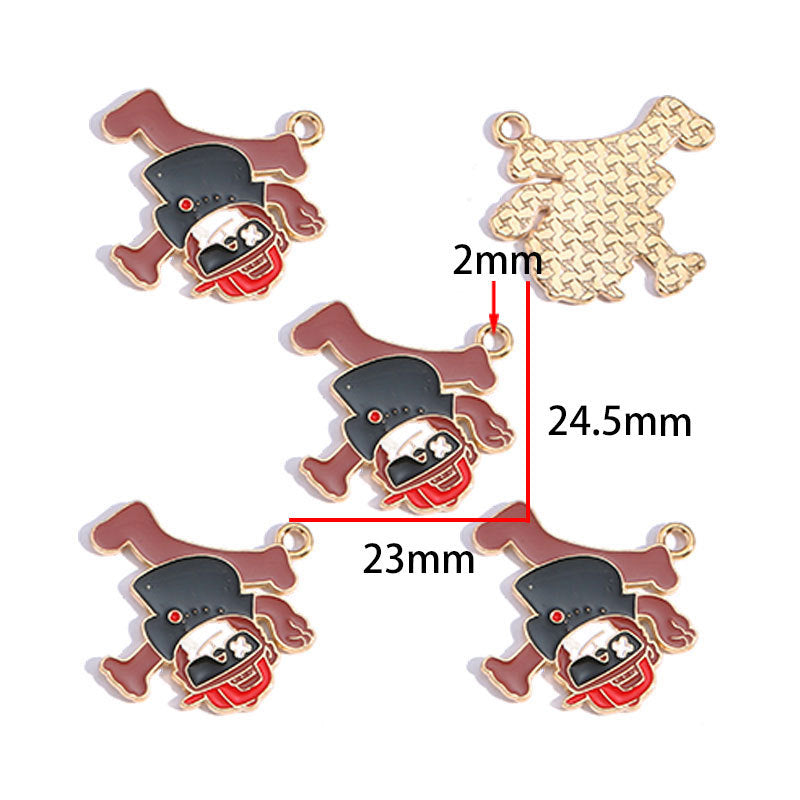 Hip-Hop Style Alloy Charms – Colorful Headphone & Sneaker Pendants for DIY Keychains, Bag Charms, Bracelets & Jewelry Making