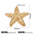 Ocean-Inspired Gold-Tone Pendant Charms