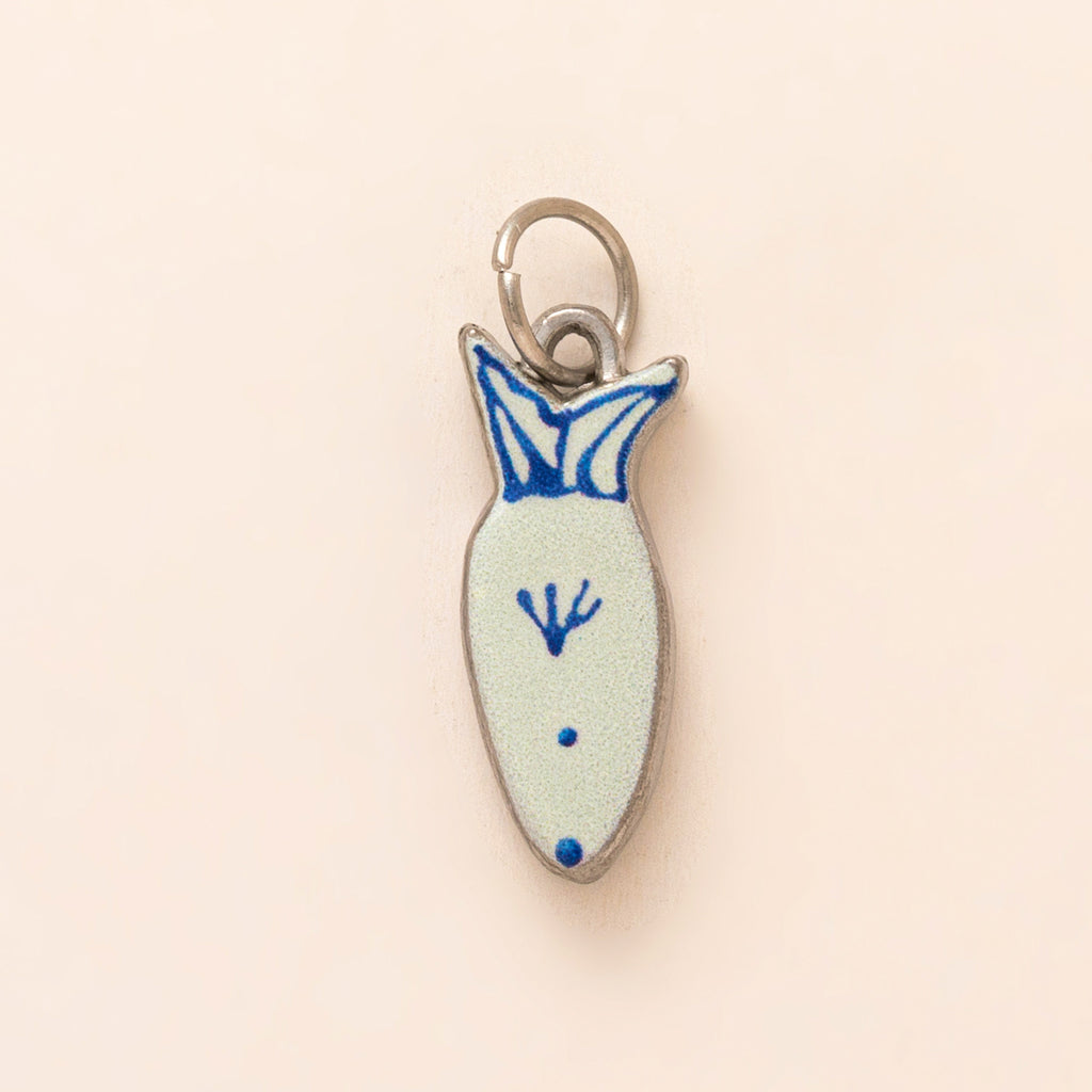 18K Gold-Plated Colorful Heart Pendant Charms