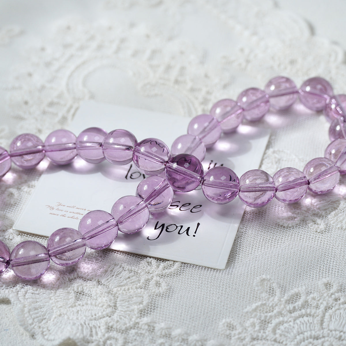 Crystal Glass Round Beads