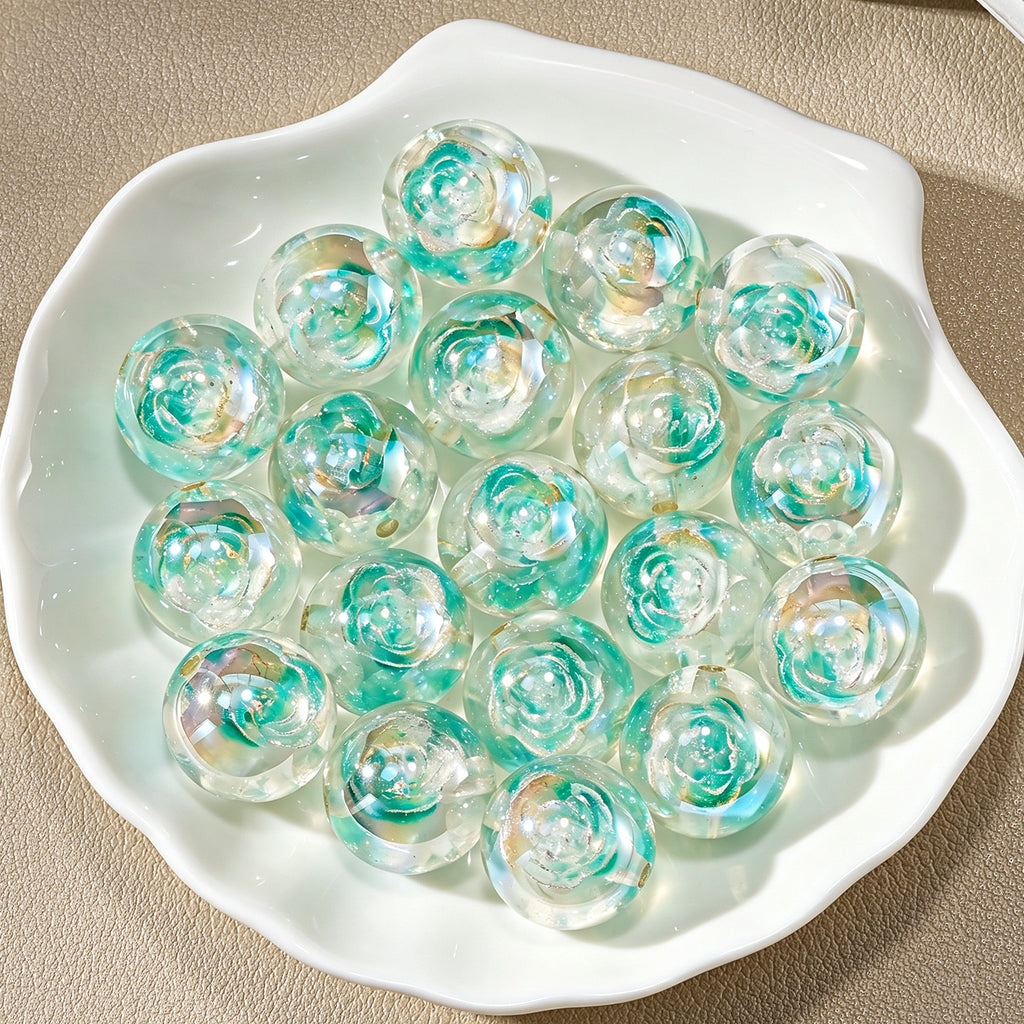 Lotus Twilight Round Beads