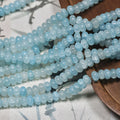 Jade-Style Glazed Abacus Spacer Beads