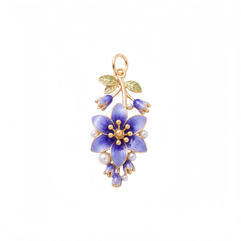 Botanical Flower Charms