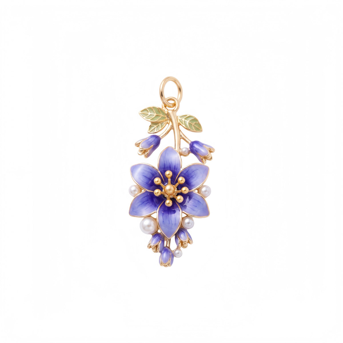 Botanical Flower Charms
