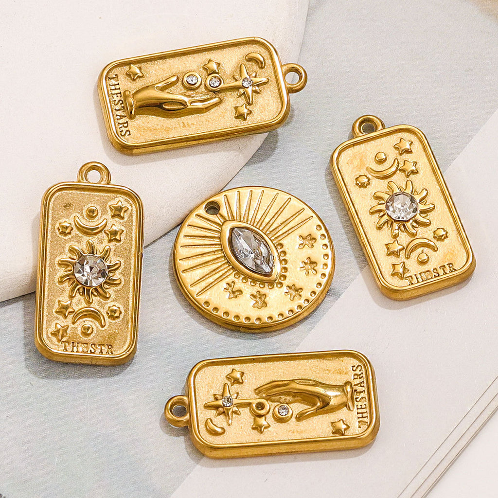 Star Sun Pendant Charms