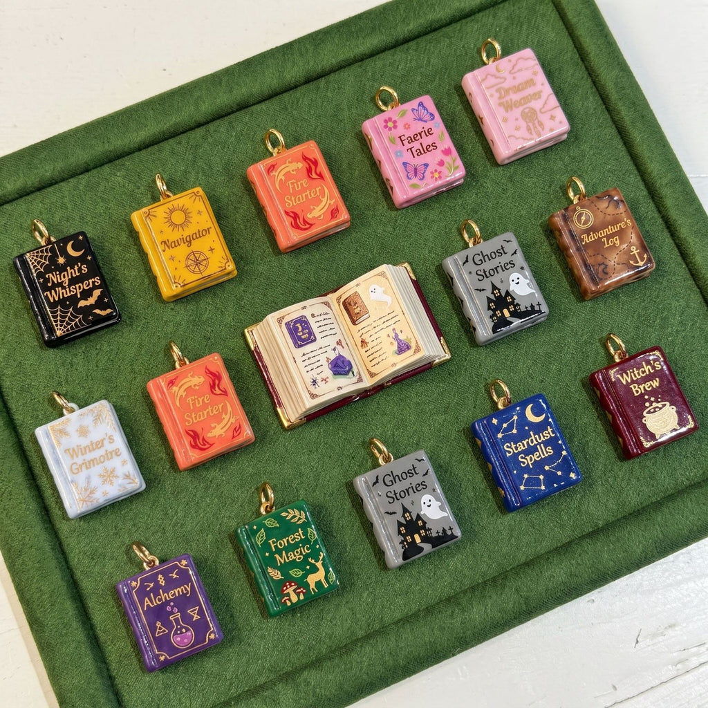 Magic Book Pendant Charms