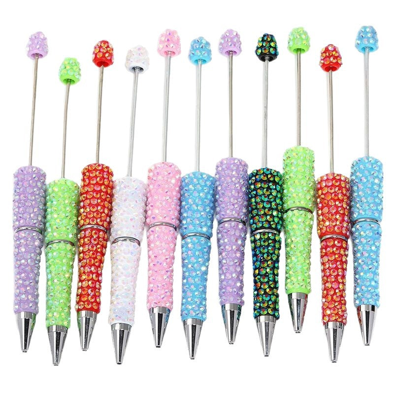 Full Rhinestone Ballpoint Pens – Sparkling Diamond-Style Decorative Pens, Korean-Inspired Cute Stationery & DIY Gift Supplies