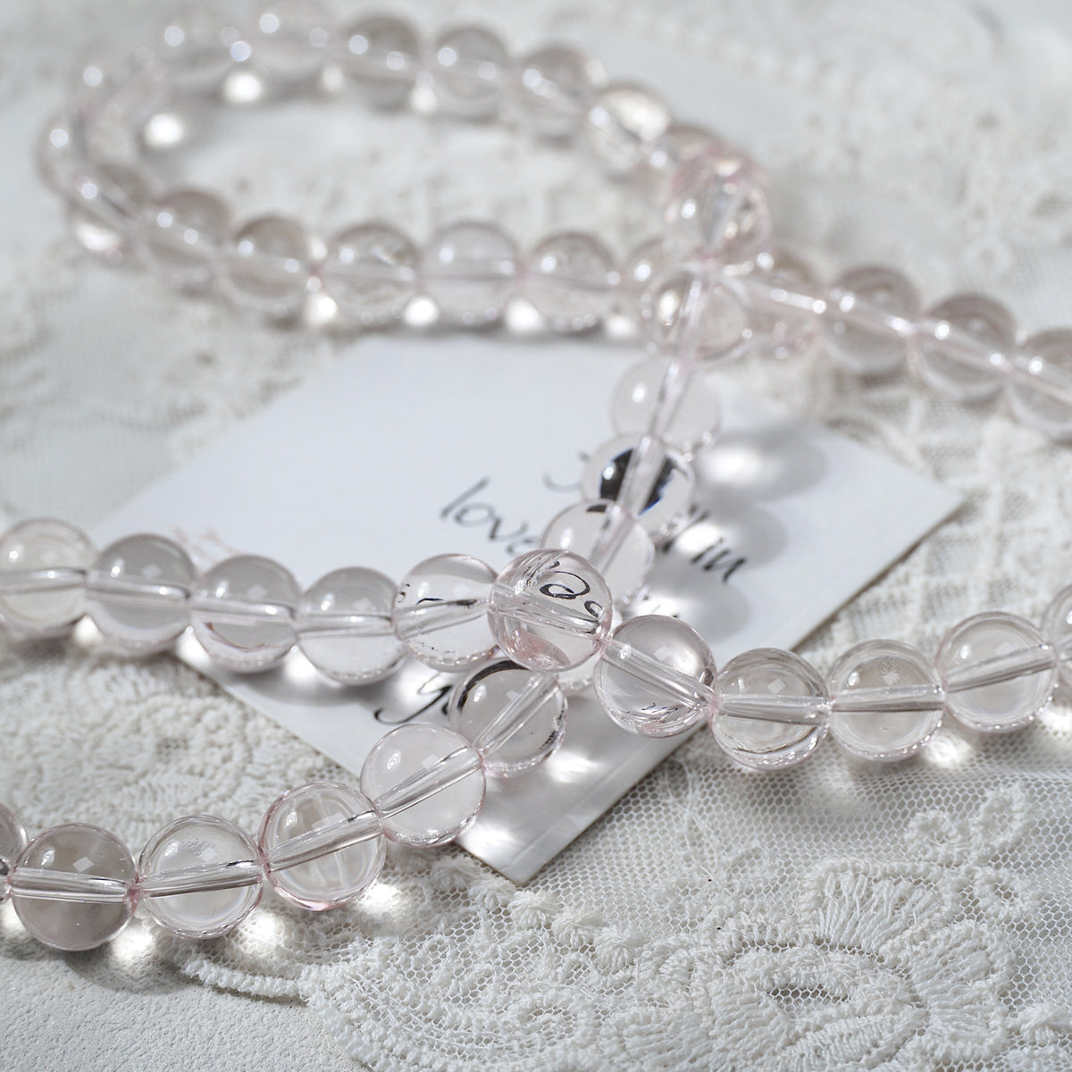 Crystal Glass Round Beads