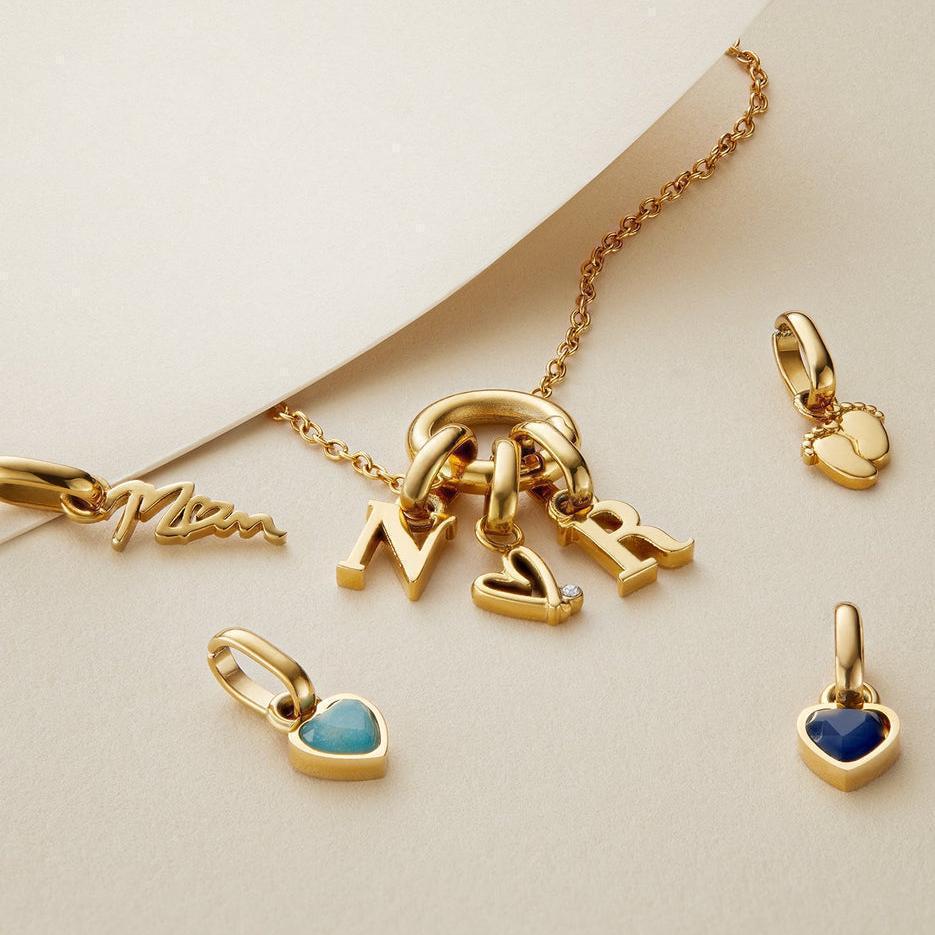 Heart Birthstone Charms