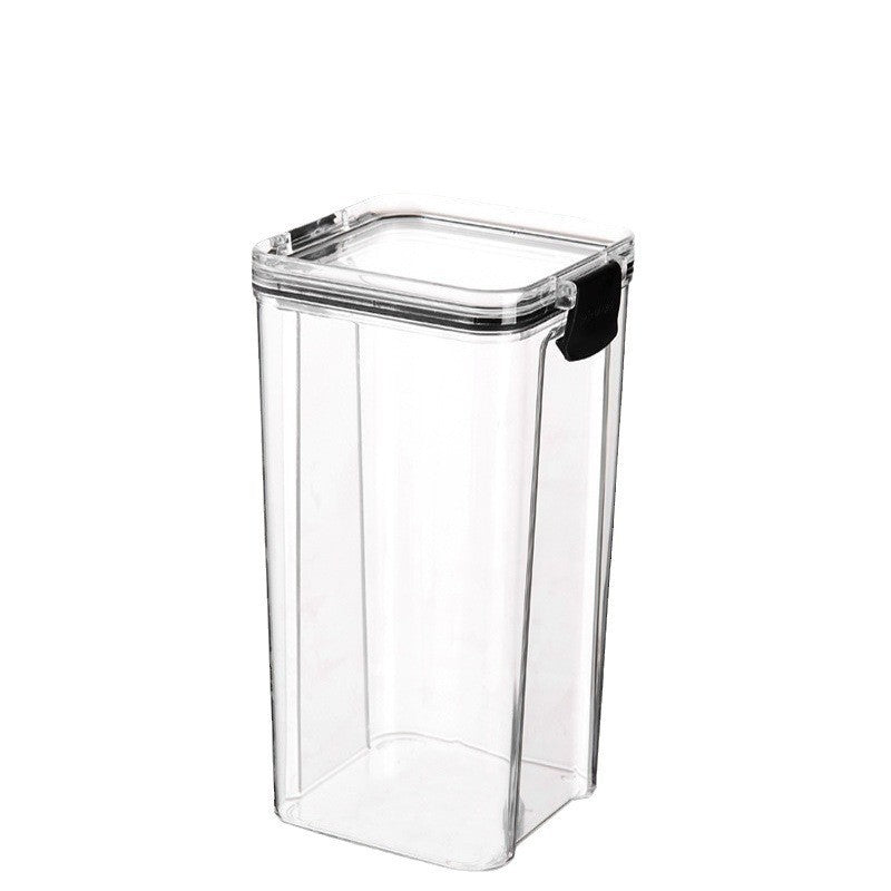 Clear Plastic Buckle-Lid Storage Containers – Transparent Latching Organizer Jars for Beads, Charms, Craft Supplies & Small Parts