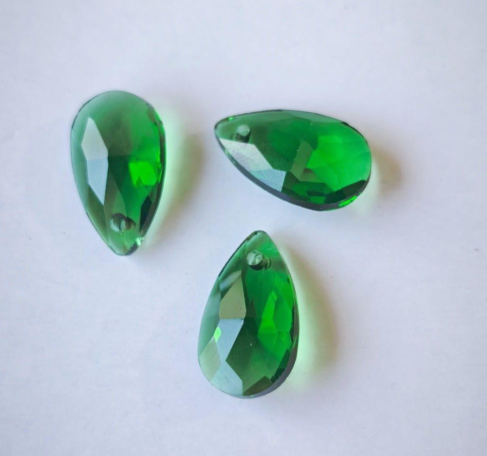 K9 Crystal Glass Teardrop Pendants